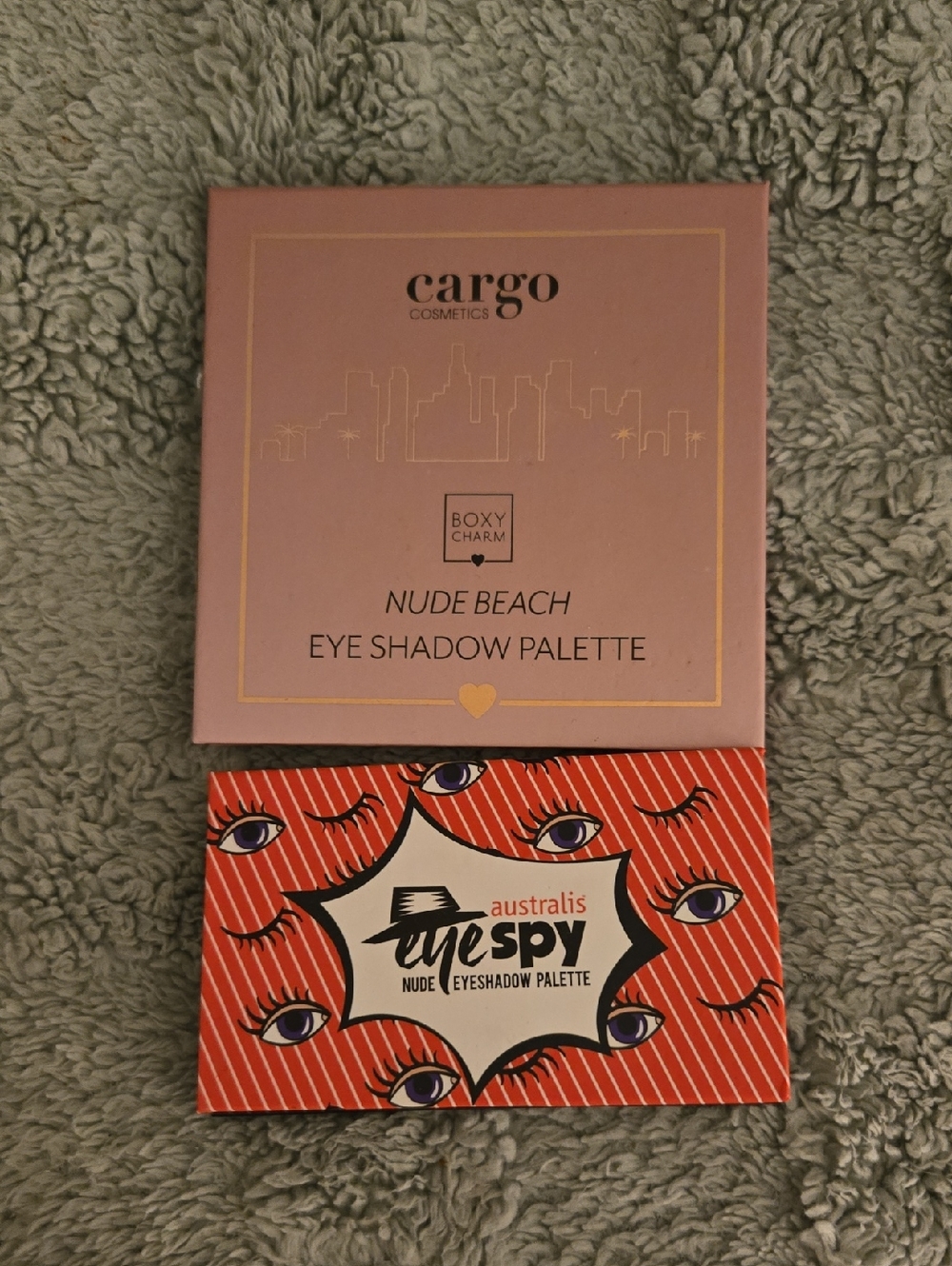 Cargo Cosmetics Nude Beach + Australis Eye Spy Palette Neutral Eyeshadow Duo